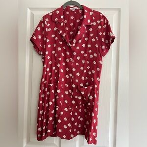 Reformation Plymouth red flower dress